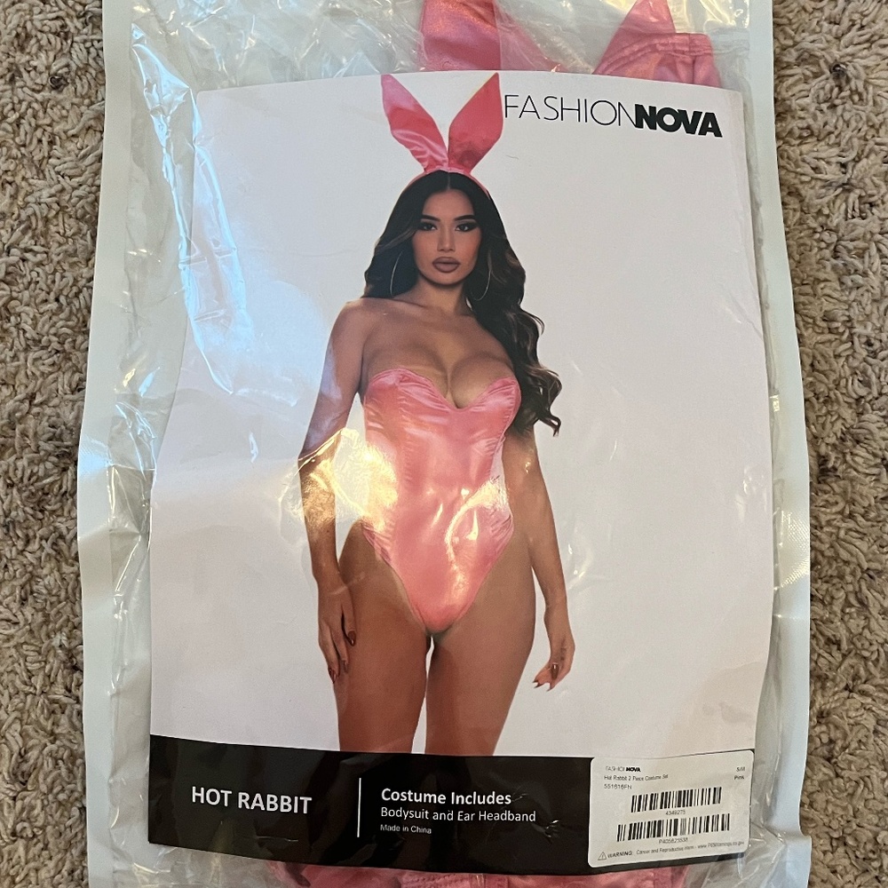 BRAND NEW, Never Worn Fashion Nova Playboy Bunny Costume
